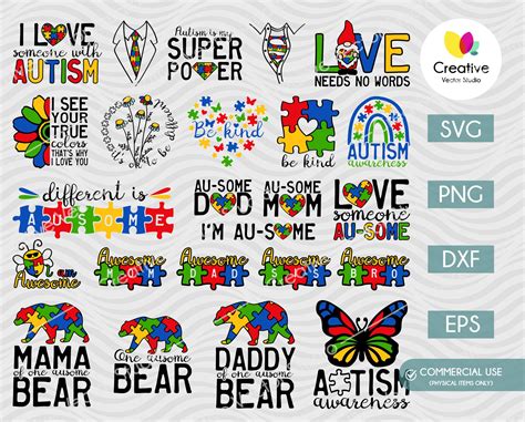 Autism SVG Bundle Creative Vector Studio