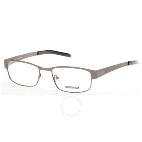 Harley Davidson Mens Gunmetal Oval Eyeglass Frames Hd0721j1456 715583577336 Eyeglasses Jomashop