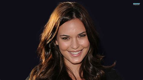 Hd Wallpaper Odette Annable Face Simple Background Women Smiling