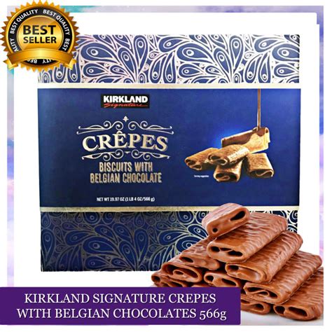 Kirkland Signature Crepes Biscuits With Belgian Chocolates G Blue