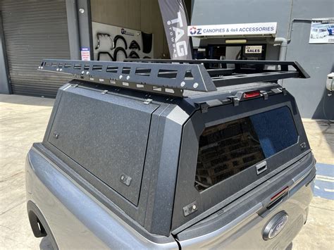 steel canopy extended tradesman rack roof platform oz canopies