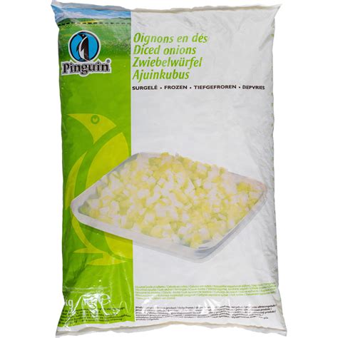 Transgourmet Österreich Pinguin Zwiebelwürfel 10x10 mm tiefgekühlt 2 5 kg