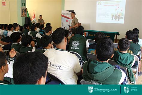 Ej Rcito Del Per Brinda Charla De Orientaci N Vocacional Colegio San