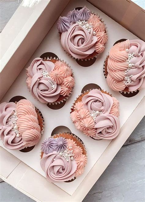 Cupcake Ideas Almost Too Cute To Eat Lavender And Peach Cupcakes Artofit