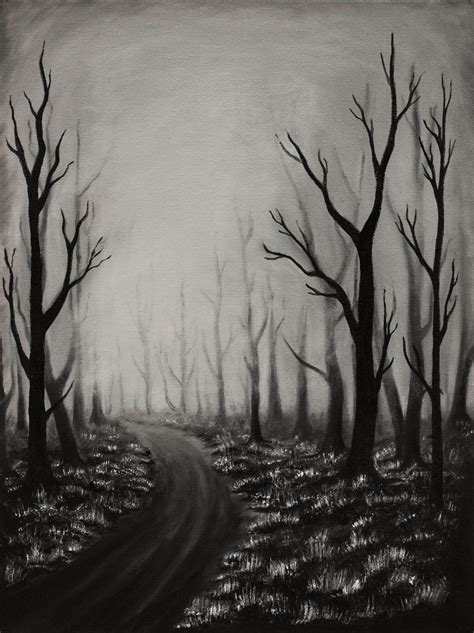 Dead Forest Drawing at PaintingValley.com | Explore collection of Dead ...