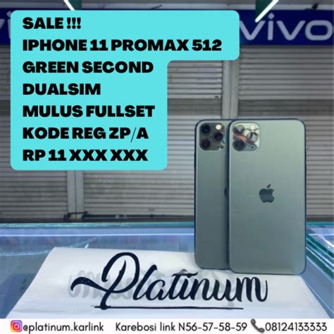 Jual Iphone Promax Gb Dualsim Second Mulus Fullset Indonesia