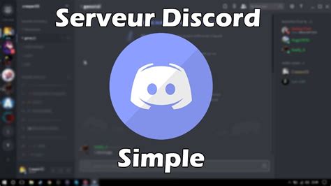 TUTO COMMENT FAIRE UN SERVEUR DISCORD YouTube