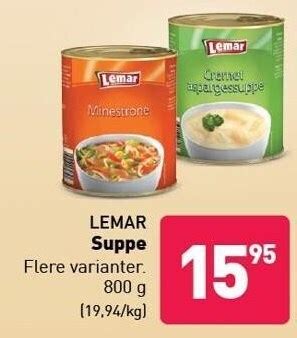 Lemar Suppe Tilbud Hos Aldi