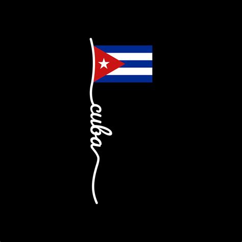 Cuba Flagpole Script SVG PNG Flag Bandera Cubana Cricut Files Cut Files ...