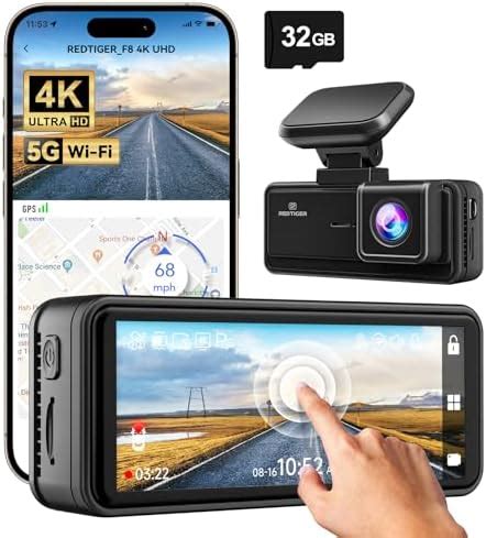 Redtiger K Dash Cam Front And Rear Camera Touch Screen Free