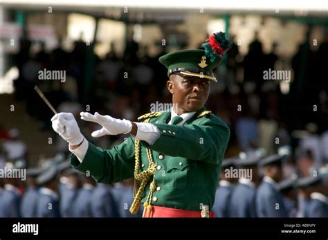 bandmaster at Inauguration of Umaru Musa Yar Adua as the new President ...