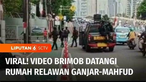 Video Viral Relawan Tim Ganjar Mahfud Didatangi Sejumlah Personel