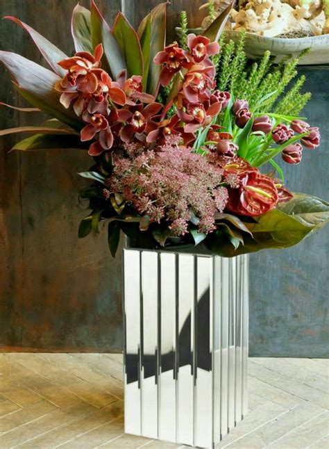 Buy Serene Spaces Living Tall Gatsby Mirror Strip Vase Great Gatsby