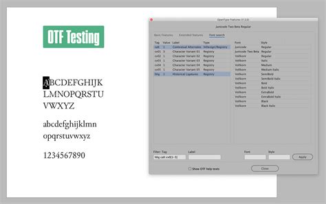 Github Rolanddregeropen Type Features Testing The Opentype Features