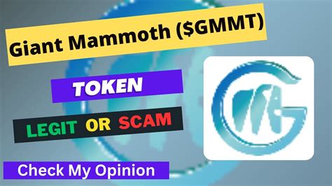 Giant Mammoth GMMT Token Is A Legit Or Scam Is GMMT Token Legit Or