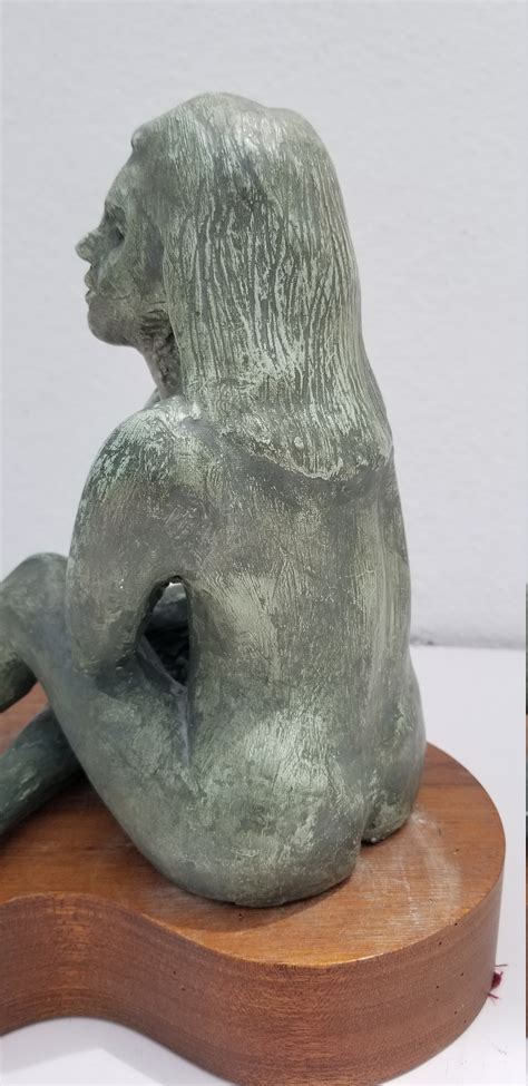 70 S Vintage Nude Female Pottery Sculpture Etsy