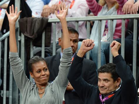 Michelle Obama at the Olympics - CBS News