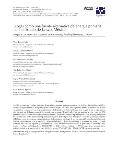 PDF Biogás como una fuente alternativa de energía ción de 7 56