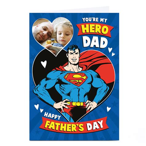 Buy Photo Superman Fathers Day Card Hero Dad For Gbp 2 29 Card