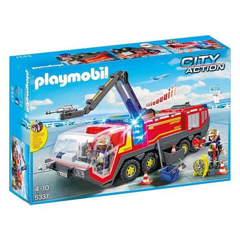 Pompiers Avec V Hicule A Roportuaire Playmobil City Action