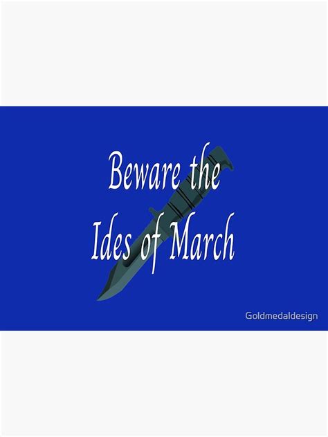 Beware The Ides Of March Shakespeare Quote Design Julius Caesar Mask For Sale By