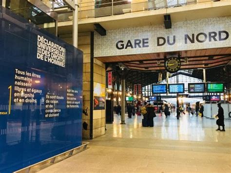 Gare Du Nord Railway Station In Paris France Sncf