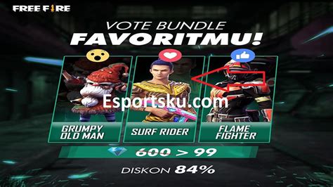 Surf Rider Bundle Ff Pemenang Di Event Diskon Free Fire Esportsku