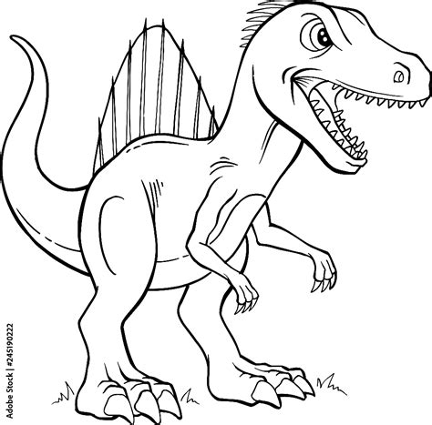 Cartoon Angry Spinosaurus Kleurplaten Spinosaurus Kleurplaten Porn