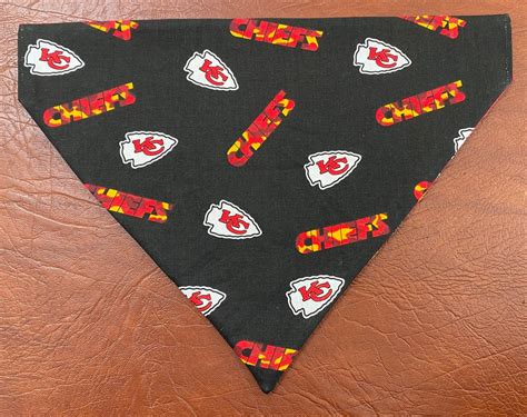 Kansas City Chiefs Pet Bandana Reversible Over The Collar Kansas City