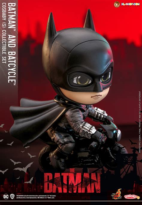 Hot Toys Cosb The Batman Batman And Batcycle Cosbaby S Collectible Set
