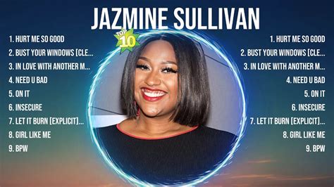 Jazmine Sullivan Top Hits Popular Songs Top 10 Song Collection YouTube