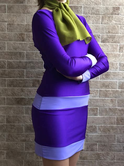 Daphne Blacke Dress Daphne Cosplay Costume Scooby Doo Dress Etsy