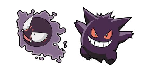 Pokemon Gastly and Gengar cursor – Custom Cursor