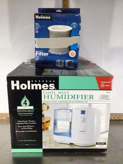 Holmes Cool Mist Humidifier And Replacement Filter Sherwood Auctions