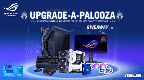 Stand A Chance To Win Premium Gaming Components During The Asus Upgrade