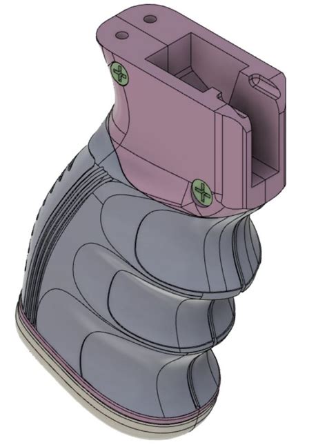 Pistol Grip Quick Turn Around Cad Drawing Touchstone D