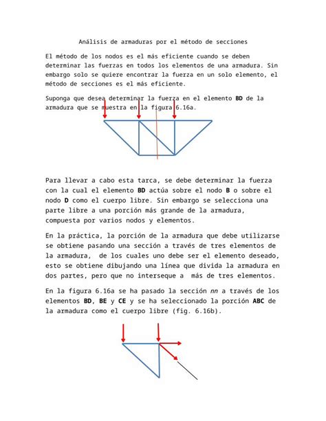 DOCX Análisis de armaduras por el método de secciones docx DOKUMEN TIPS