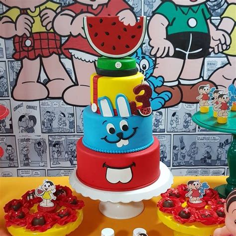 Bolo da Turma da Mônica 90 inspirações para decorar a sua festa Kids