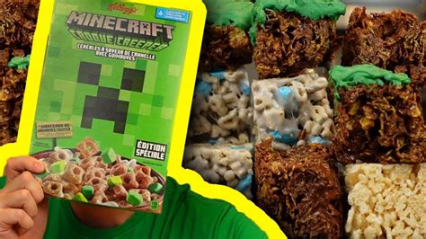 I Eat Minecraft Cereal Blocks Youtube