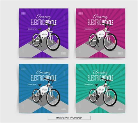 Premium Vector Bicycle Social Media Post Template Cycle Sale Social