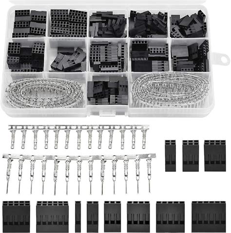 Pcs Dupont Connector Kit Mm Pitch Jst Sm Pin Crimp