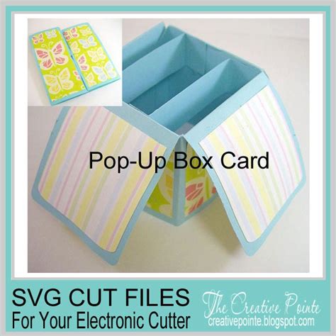 Free Svg Files For Cricut Pop Up Box Cards