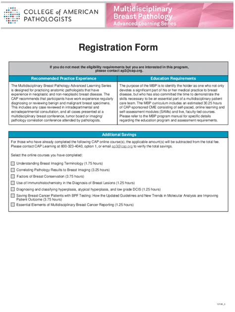 Fillable Online Mbp Als Registration Form Pdf Fax Email Print