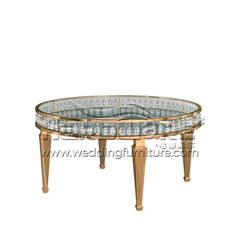 Circle Dining Table Set for Grand Wedding Ceremony