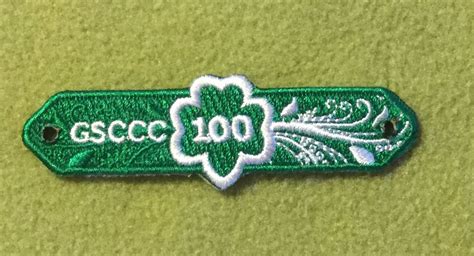 Girl Scout Colonial Coast 100th Anniversary Bracelet Patch