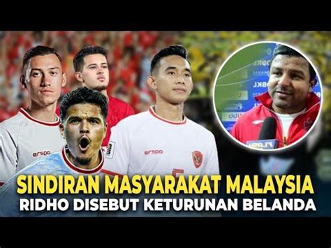 Masyarakat Malaysia Sindir Timnas Indonesia Makan Dulu Nanti Sakit