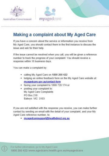 Making A Complaint About My Aged Care Australian Government