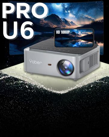 Yaber K2s Projector With Android TV 800ANSI WiFi6 Bluetooth Dolby