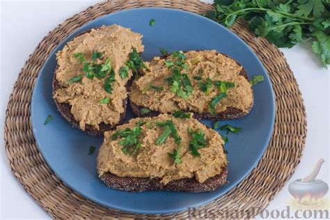 Рецепт: Паштет из маша и лука-порея на RussianFood.com