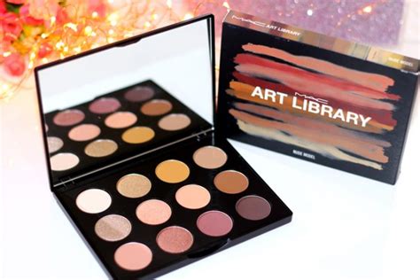 Paleta De Sombras Mac Art Library Nude Modeleu Vou De Rosa Cabelos